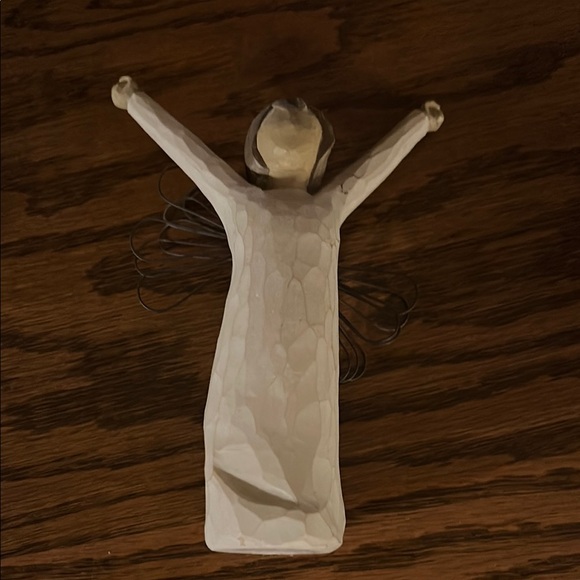 Willow Tree Cream and Gray Art Sculpture - Picture 3 of 5